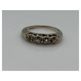 14K White Gold Diamond Ring