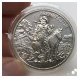 1 Troy Oz .999 Prospector Silver round