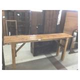 Handcrafted Barn wood 3 board top table