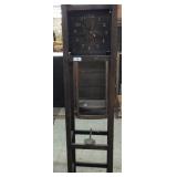 Mission oak early floor clock