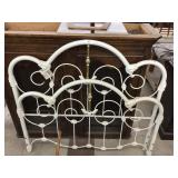 Iron and brass full size bed