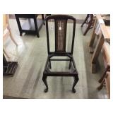 Walnut Cane Back Chair-Unfinished