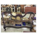 French Mahogany Sofa-Unfinished