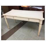 Mahogany Sofa Table-3 Drawer-Barley Twist Legs-Unf