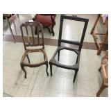 2 Chairs-Need Upholstery-One French,One Sheraton