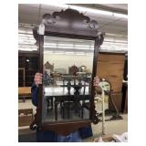 Victorian Mahogany Frame Mirror