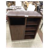 Dark Mahogany Towel & Washcloth Cabinet