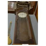 Trend Wood Wall Clock-Works-Missing 1 Weight