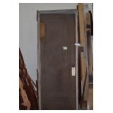 1906 Single Panel Door w/Frame & Hardware