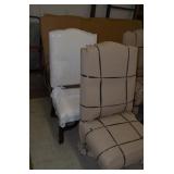 Set of 2 Louis XII Side Chair-Arch Top