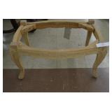 Mahogany Footstool-Unfinished