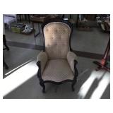 Victorian Walnut Arm Chair-American Antique