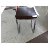 Mid-Century End Table-Metal Legs