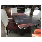 Mahogany Dining Table w/6 Chairs