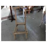 Unfinished Mahogany Chair