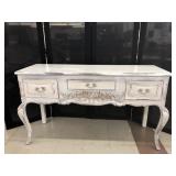 Mahogany French hunt board shabby chic