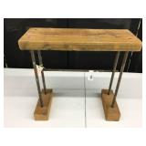 Pine & Rebarb Handmade Stool