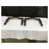 Mahogany Legs for Coffee Table,Footstool or Bed Be