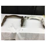 Mahogany Legs for Coffee Table,Footstool or Bed Be