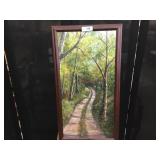 Painting on Canvas-Von Mizener-Wooded Trail