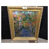 Painting on Canvas-Von Mizener-Wooded Trail