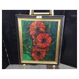 Painting on Board-Von Mizener-Poppies