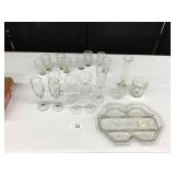20 Pieces of Leaded Crystal & Stemware