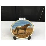 11" Numbered Collectors Horse Plate-On Cloud Nine