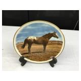 11" Numbered Collectors Horse Plate-On Cloud Nine