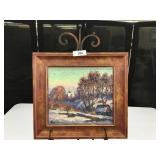 Oil on Canvas-Church in the Distance(2001)