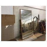 Large Beveled Mirrored Panel-7 Sections w/Diamond