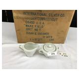 Wakefield Fine China-12 Sets of Sugar Bowl & Cream