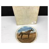 11" Numbered Collectors Horse Plate-On Cloud Nine