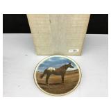 11" Numbered Collectors Horse Plate-On Cloud Nine