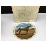 11" Numbered Collectors Horse Plate-On Cloud Nine