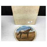 11" Numbered Collectors Horse Plate-On Cloud Nine