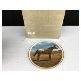 11" Numbered Collectors Horse Plate-On Cloud Nine