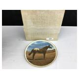 11" Numbered Collectors Horse Plate-On Cloud Nine