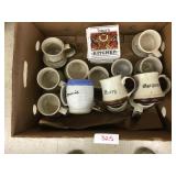 Selection of 14 Name Mugs & Wall Plates-Various Na