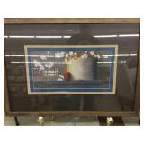 Triple Matted Print in Wooded Frame-Apple by R. Wi