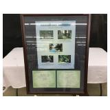 Framed Print w/Photos & Maps of Fountain City TN-C