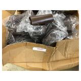 Large Box of Plastic Furniture Legs w/Threaded Scr