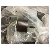 Large Box of Plastic Furniture Legs w/Threaded Scr