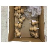 9 Pieces of Whitewood Fineals-Finished