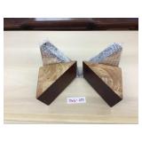 Selection of 4 Finished Cherry Color Triangular So