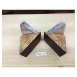 Selection of 4 Finished Cherry Color Triangular So