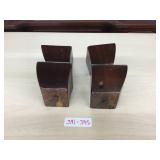 Selection of 4 Finished Cherry Color Curved Sofa L