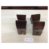 Selection of 4 Finished Cherry Color Curved Sofa L