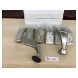 Box of 8 Silver Curved Metal Sofa Legs