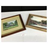 Pair of Paintings-Homestead by Jim Reed(numbered)